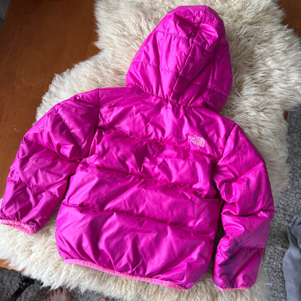 The North Face 550 Goose Down Hooded Jacket Toddler 4T - Picture 5 of 8